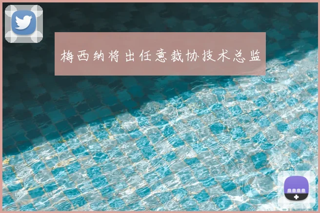 梅西纳将出任意裁协技术总监